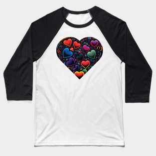 Heart Attack - Version 5 Baseball T-Shirt